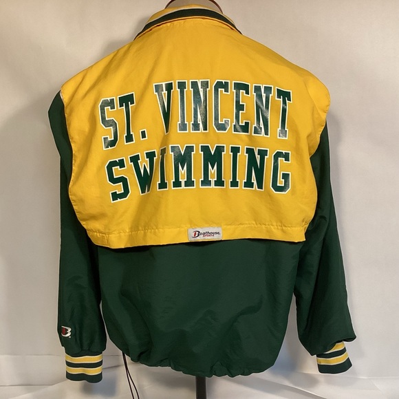 Vintage Jacket St. Vincent College Bearcats swim team mens size medium - Picture 1 of 11